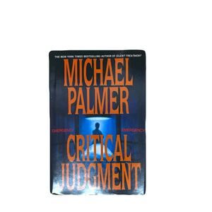 Critical Judgment By Michael Palmer Hardcover Book